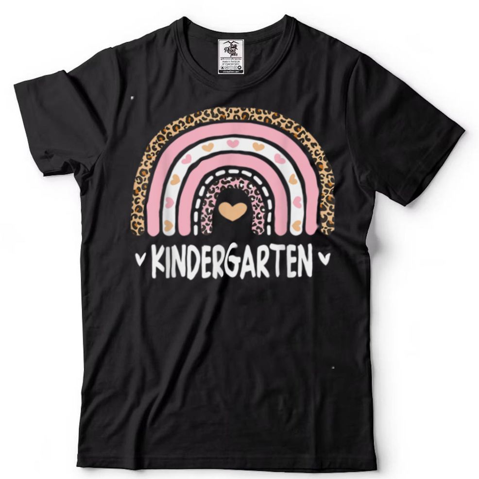 Last Day Of School 2022 Pink Leopard Kindergarten Teacher T Shirt