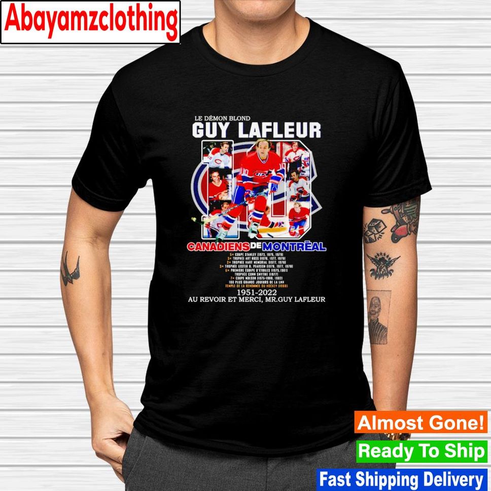 Le Demon Blond Guy Lafleur Canadiens De Montreal 1951 2022 Shirt