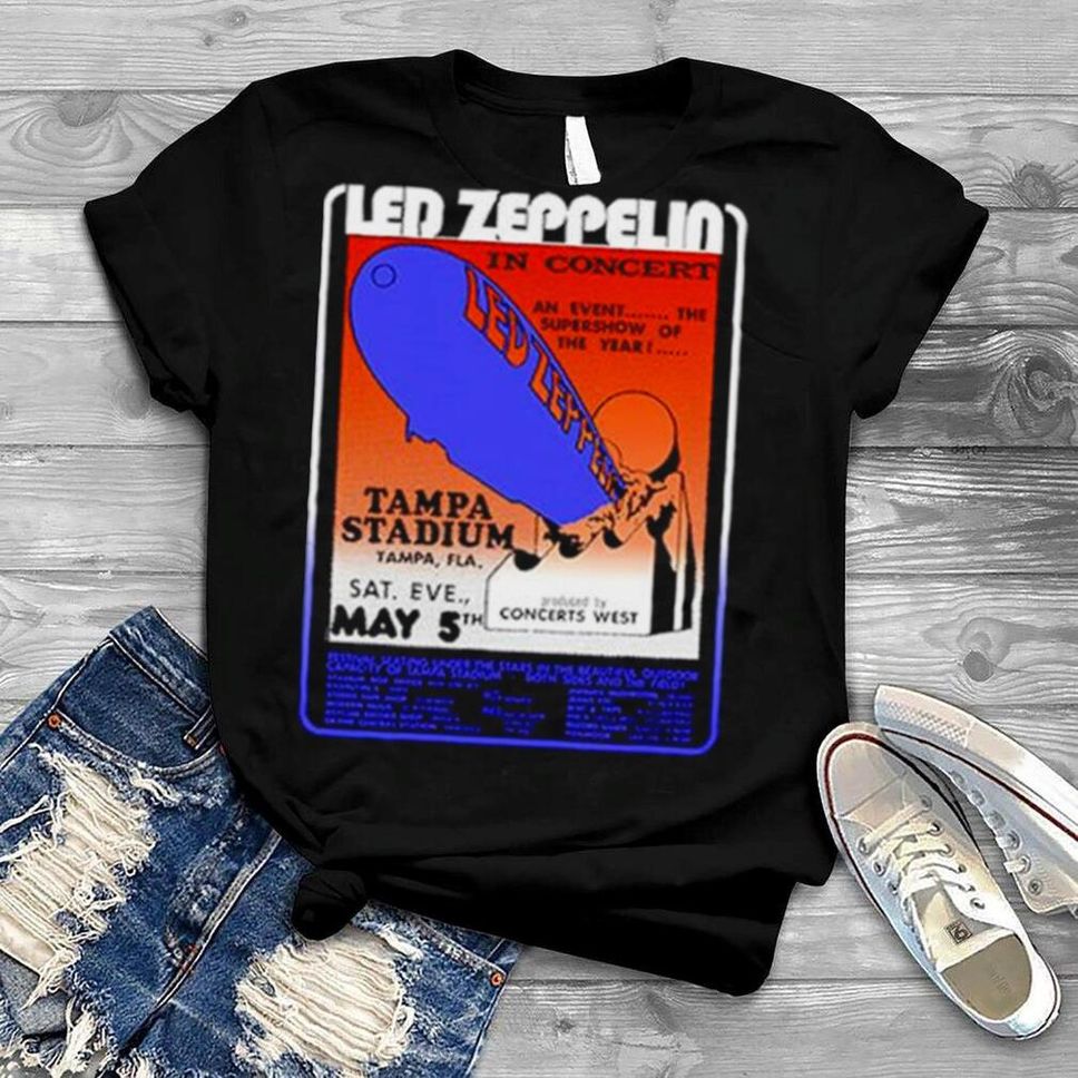 Led Zeppelin In Concert Tampa Stadium T Shirt