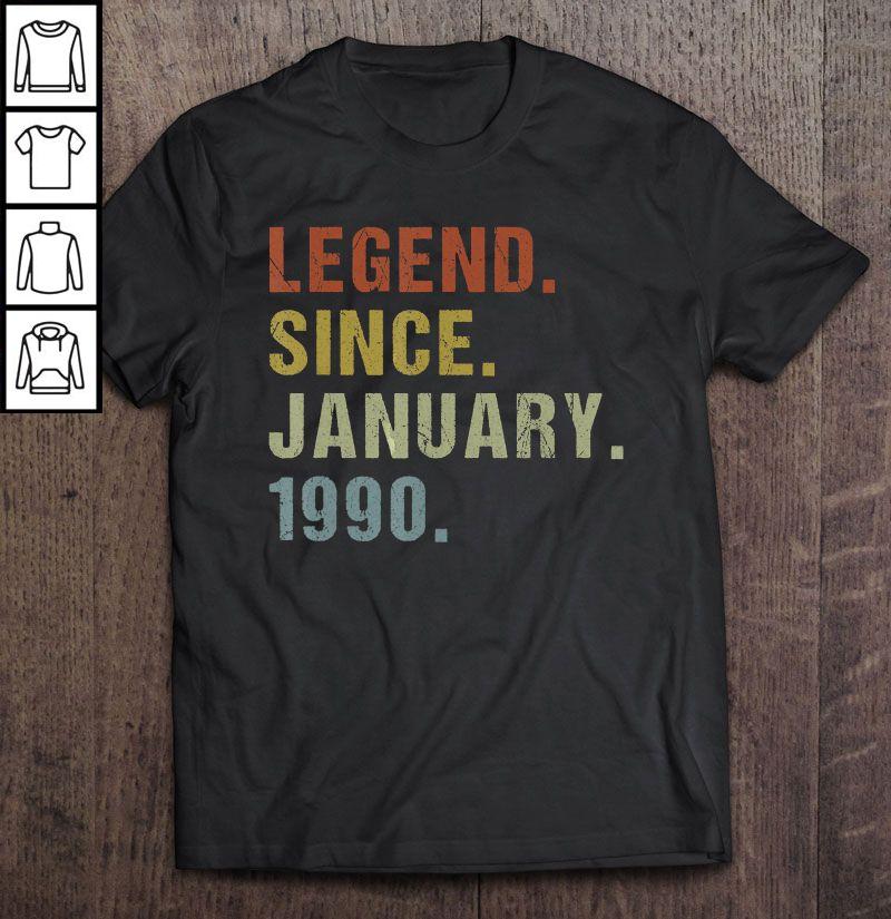 Legend Since January 1990 Gift Top