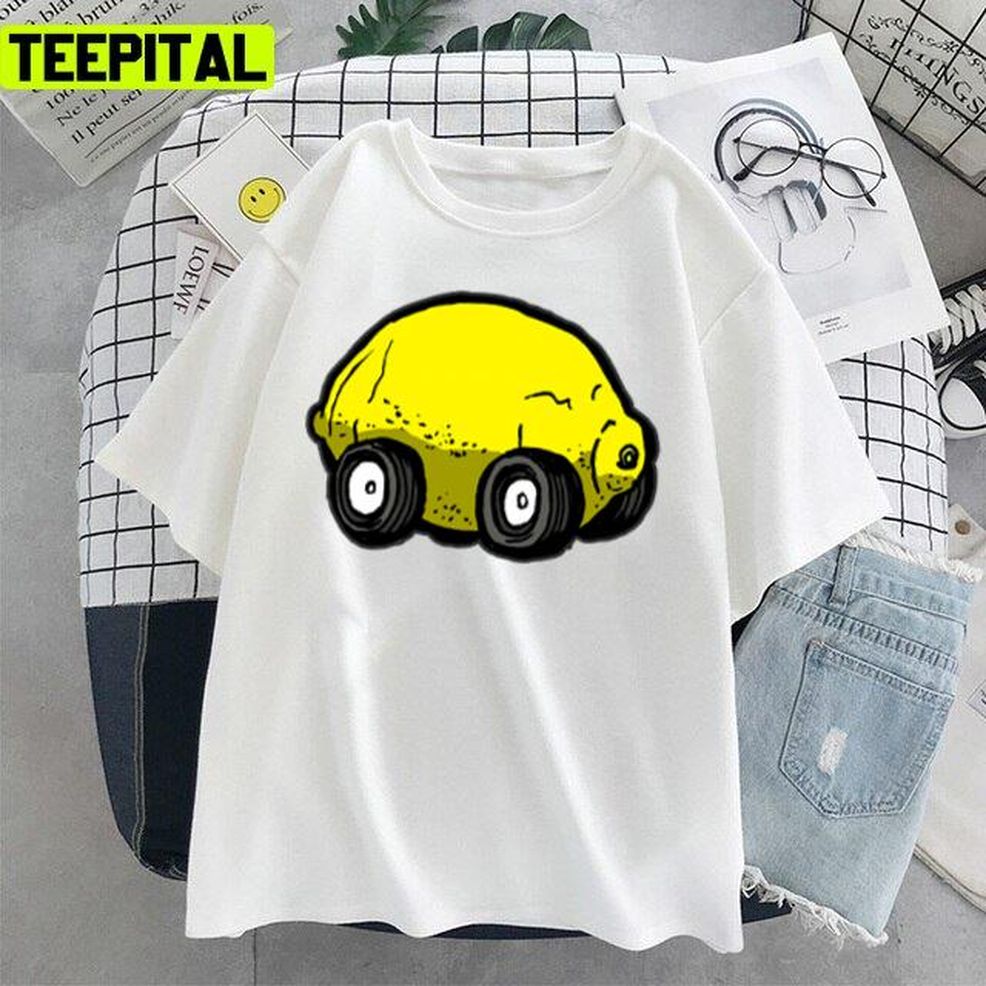 Lemon Car Meme Funny Illustration Unisex T Shirt