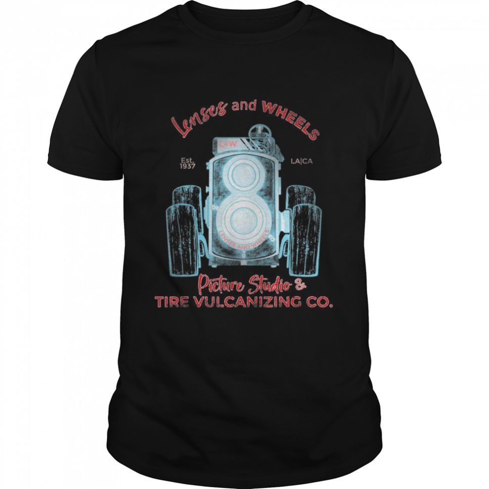Lenses And Wheels Picture Studio And Tire Vulcanizing Co Shirt