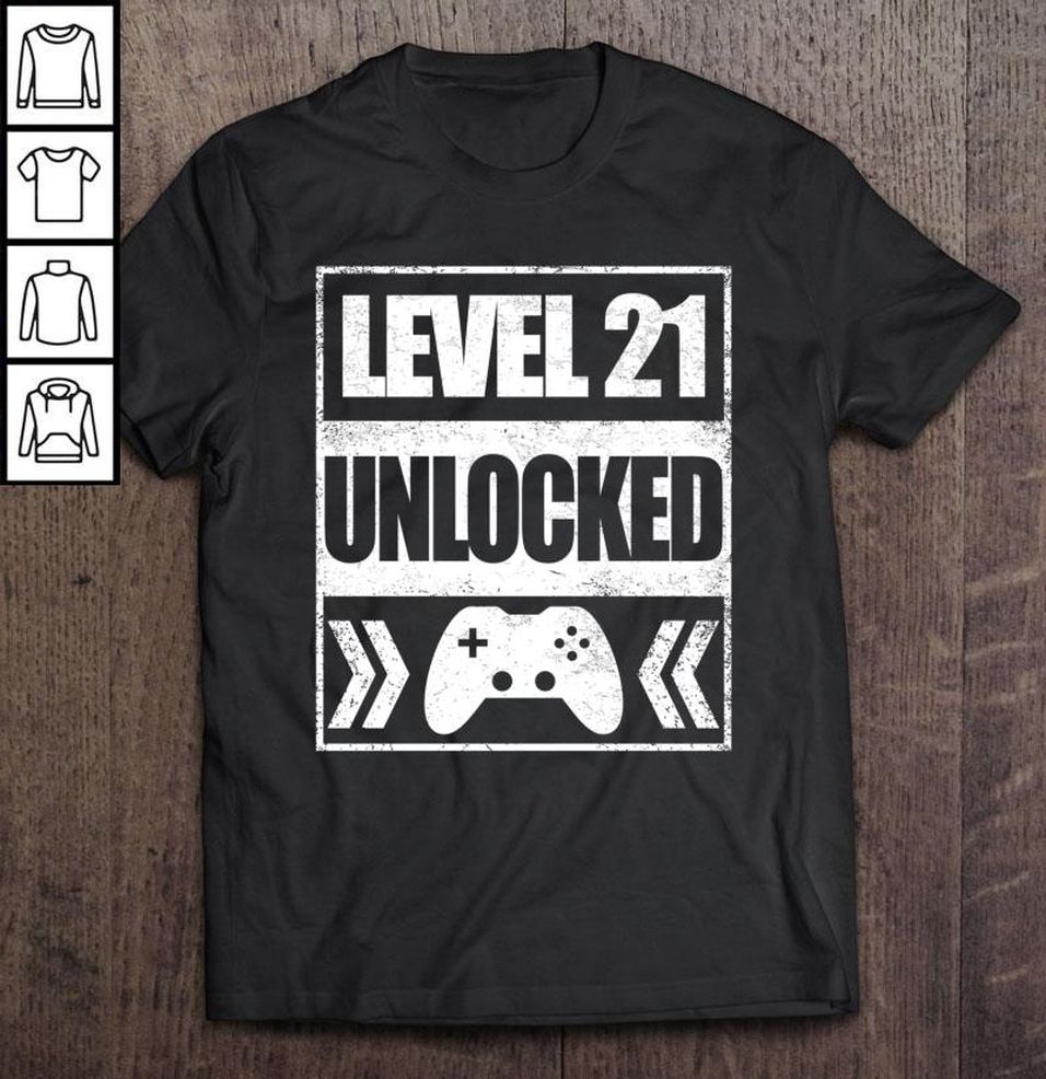 Level 21 Unlocked – 21St Birthday Gift Classic T Shirt