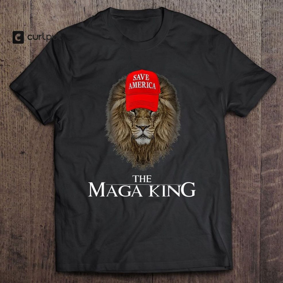 Lion King Donald Trump The Great Maga King Save American Red Hat