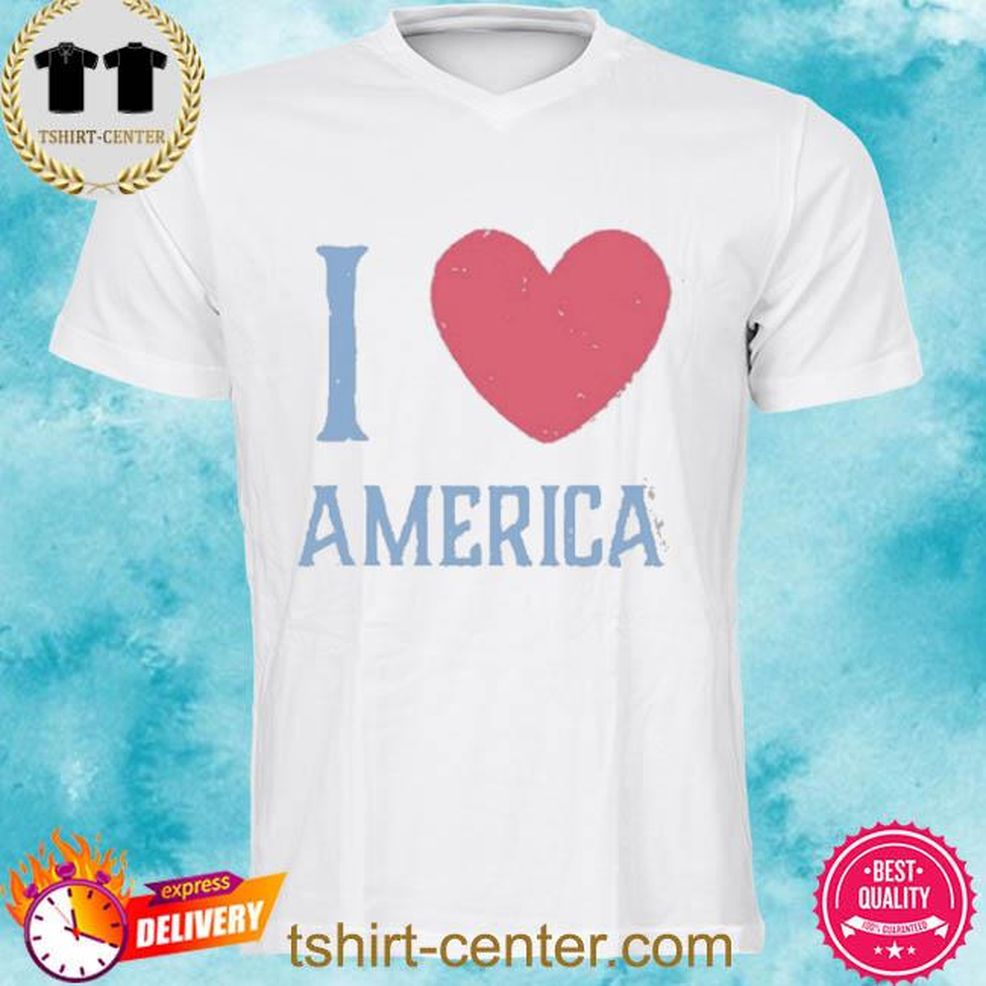 Living Fully I Heart America Shirt