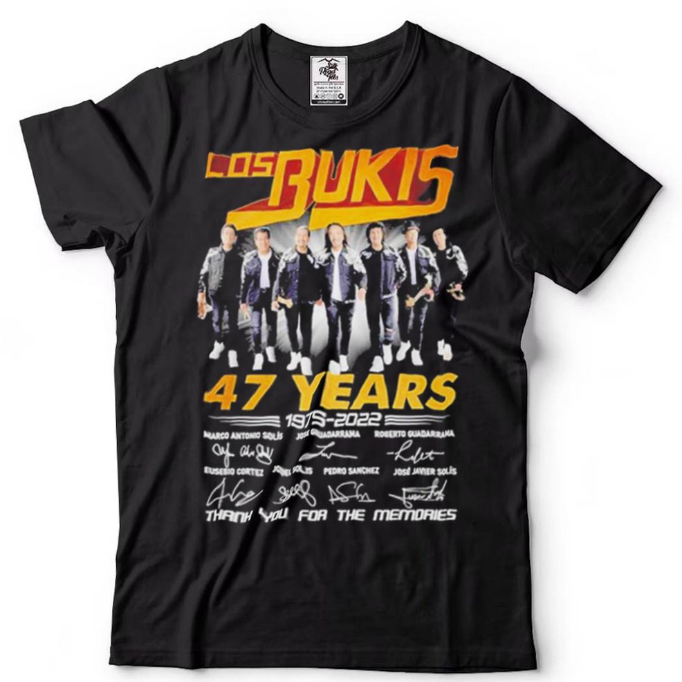 Los Bukis 47 Years 1975 2022 Thank You For The Memories Shirt
