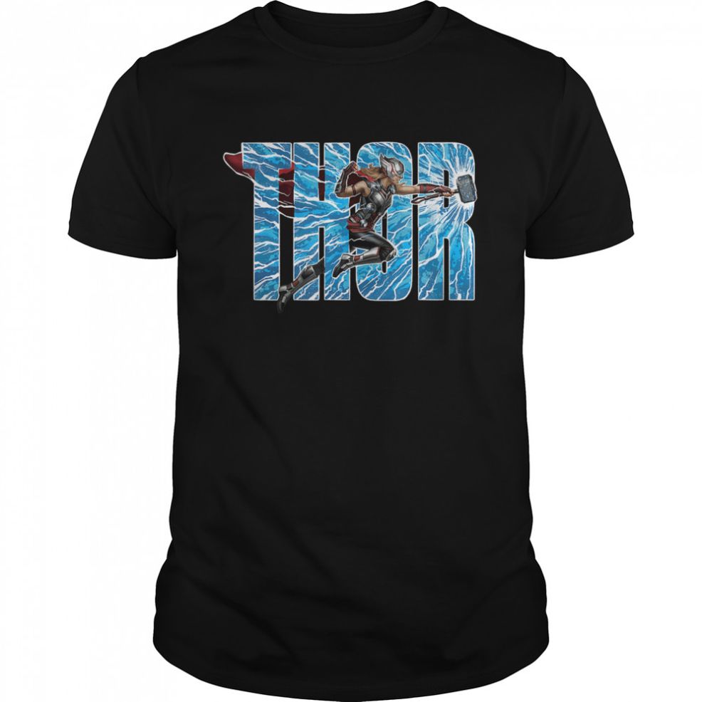 Love And Thunder Jane Foster Thor Logo T Shirt
