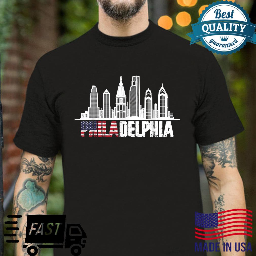 Love Philadelphia Skyline Downtown Cityscape Philly Souvenir Shirt