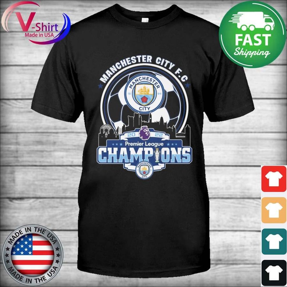 Manchester City F.C 2022 Premier League Champions Shirt