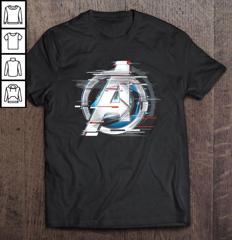 Marvel Avengers Endgame Logo Silver Speed TShirt