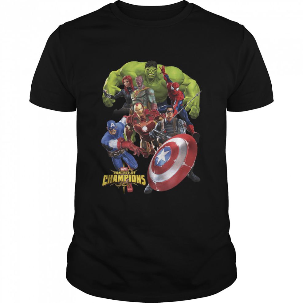 Marvel Contest Of Champions Team Avengers T Shirt