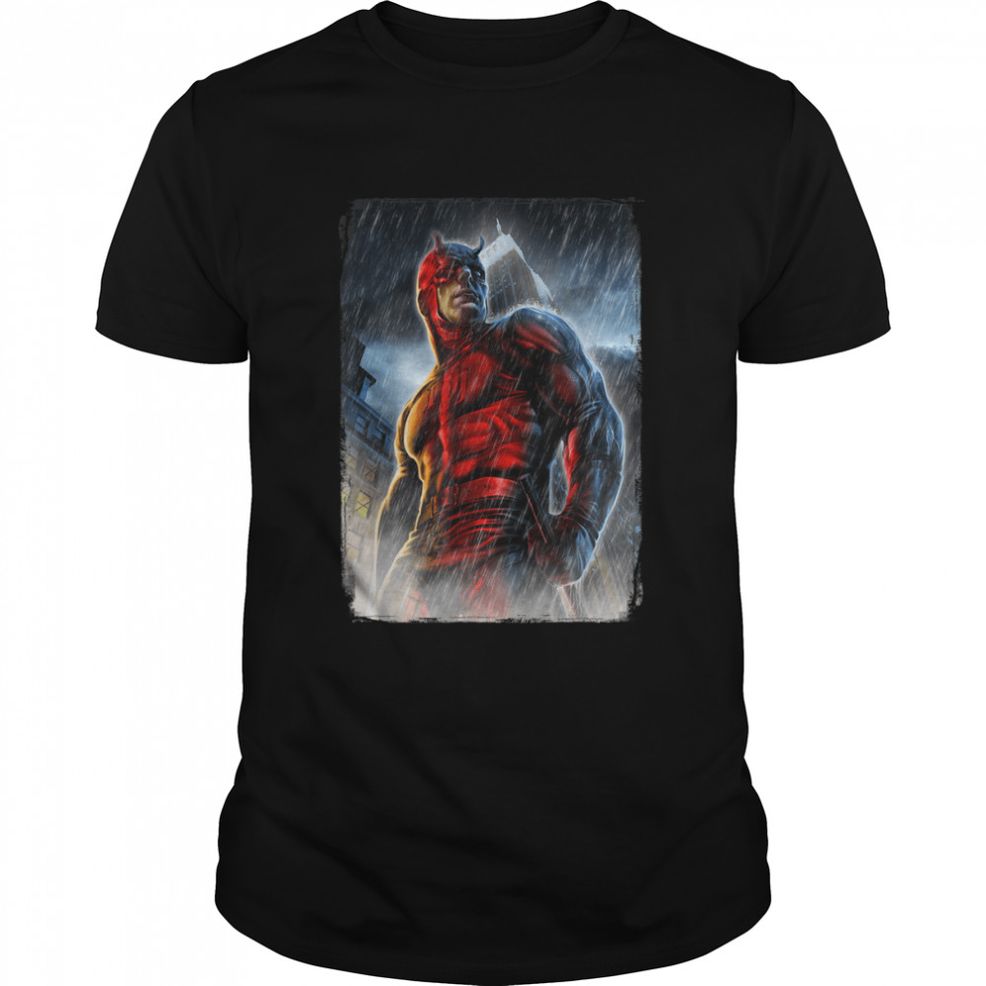 Marvel Daredevil Man Without Fear Epic Pose Graphic T Shirt