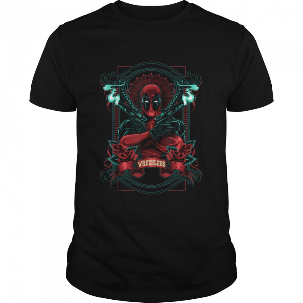 Marvel Deadpool Wreckless Portrait T Shirt