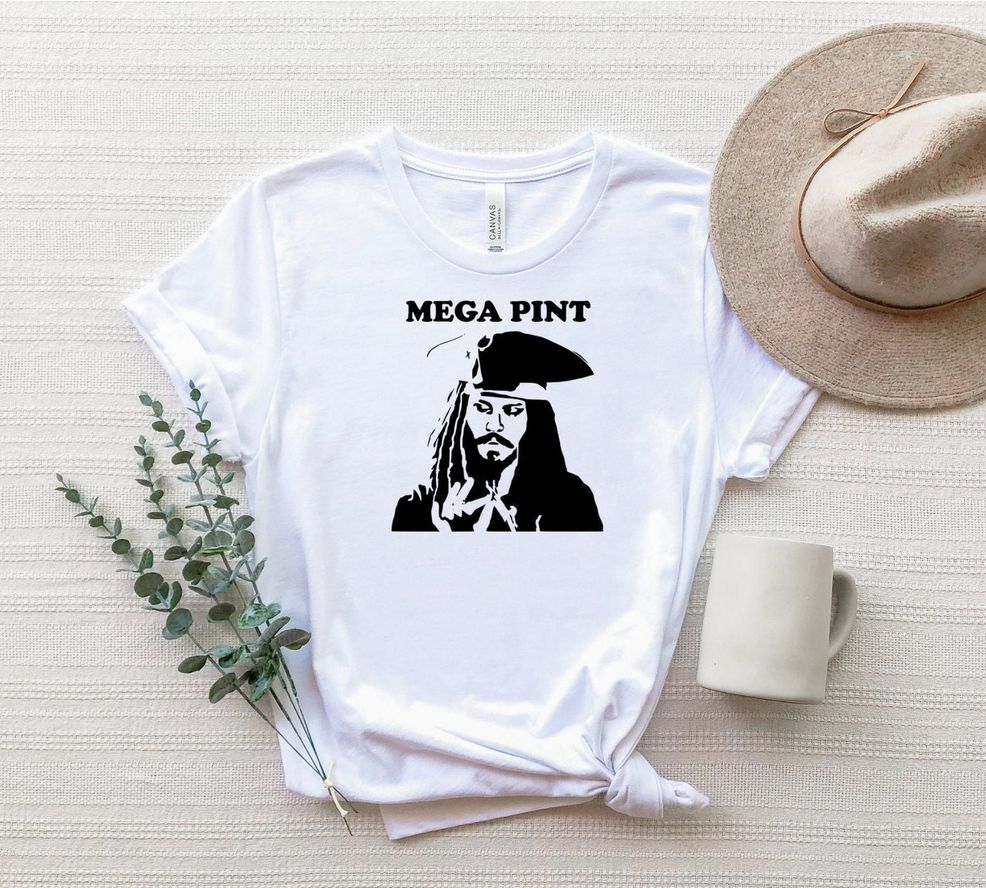 Mega Pint Jack Sparrow Johnny Depp Shirt