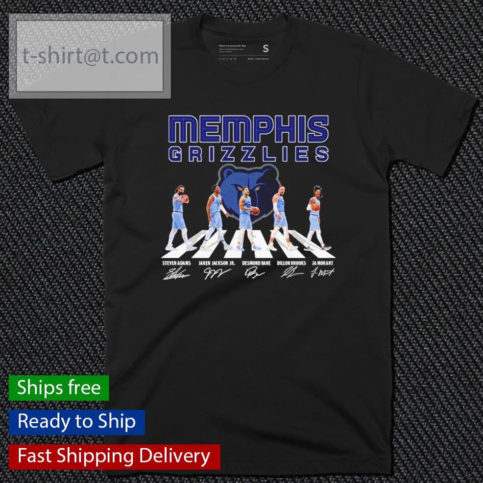 Memphis Grizzlies Abbey Road Signatures Shirt