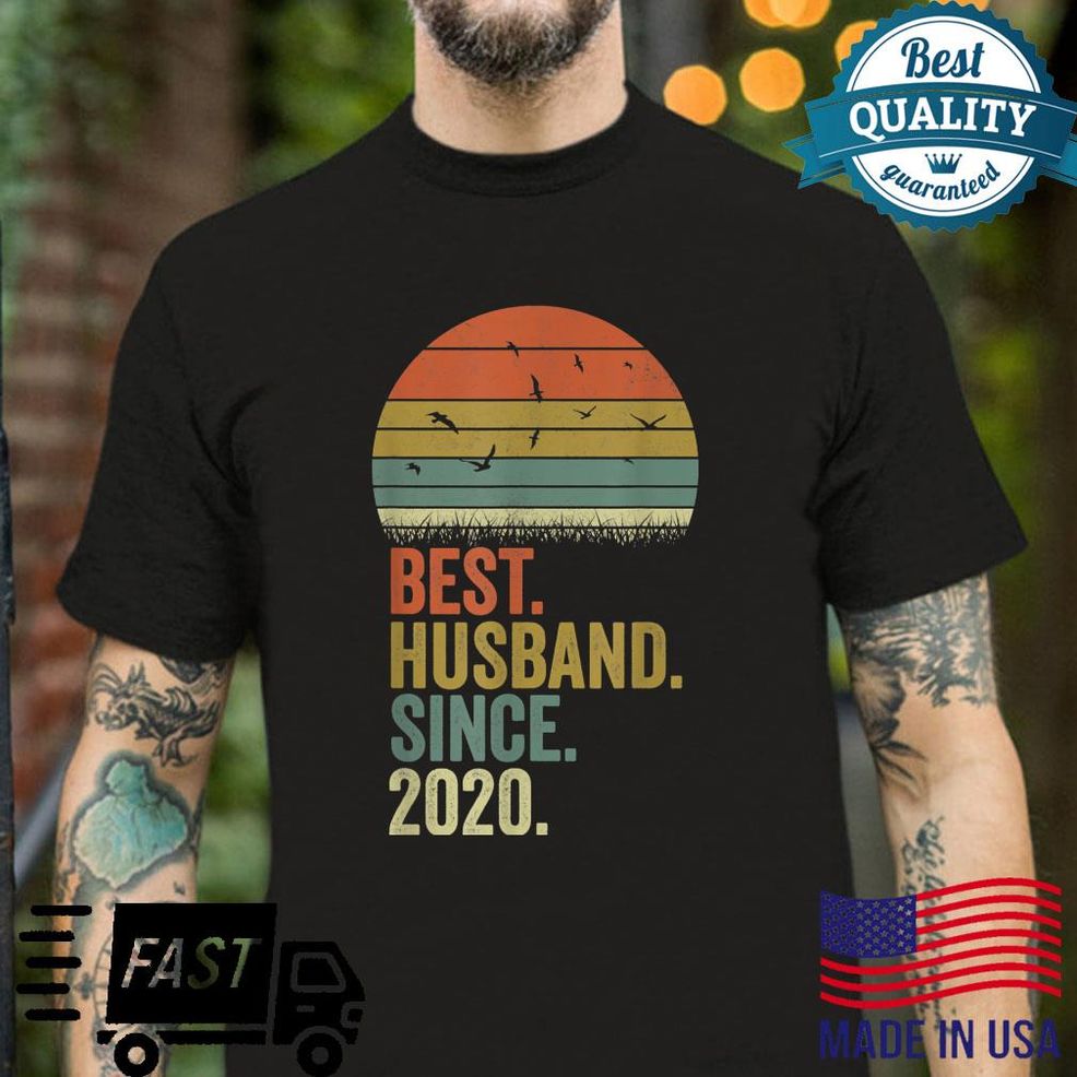 Men 2nd Wedding Anniversary Shirt, Best Husband Since 2020 Shirt
