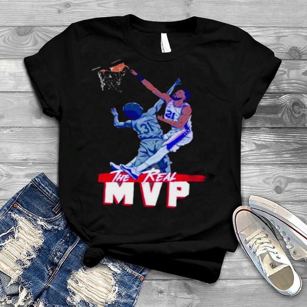 Men’s Philadelphia 76ers Joel Embiid The Real MVP Shirt