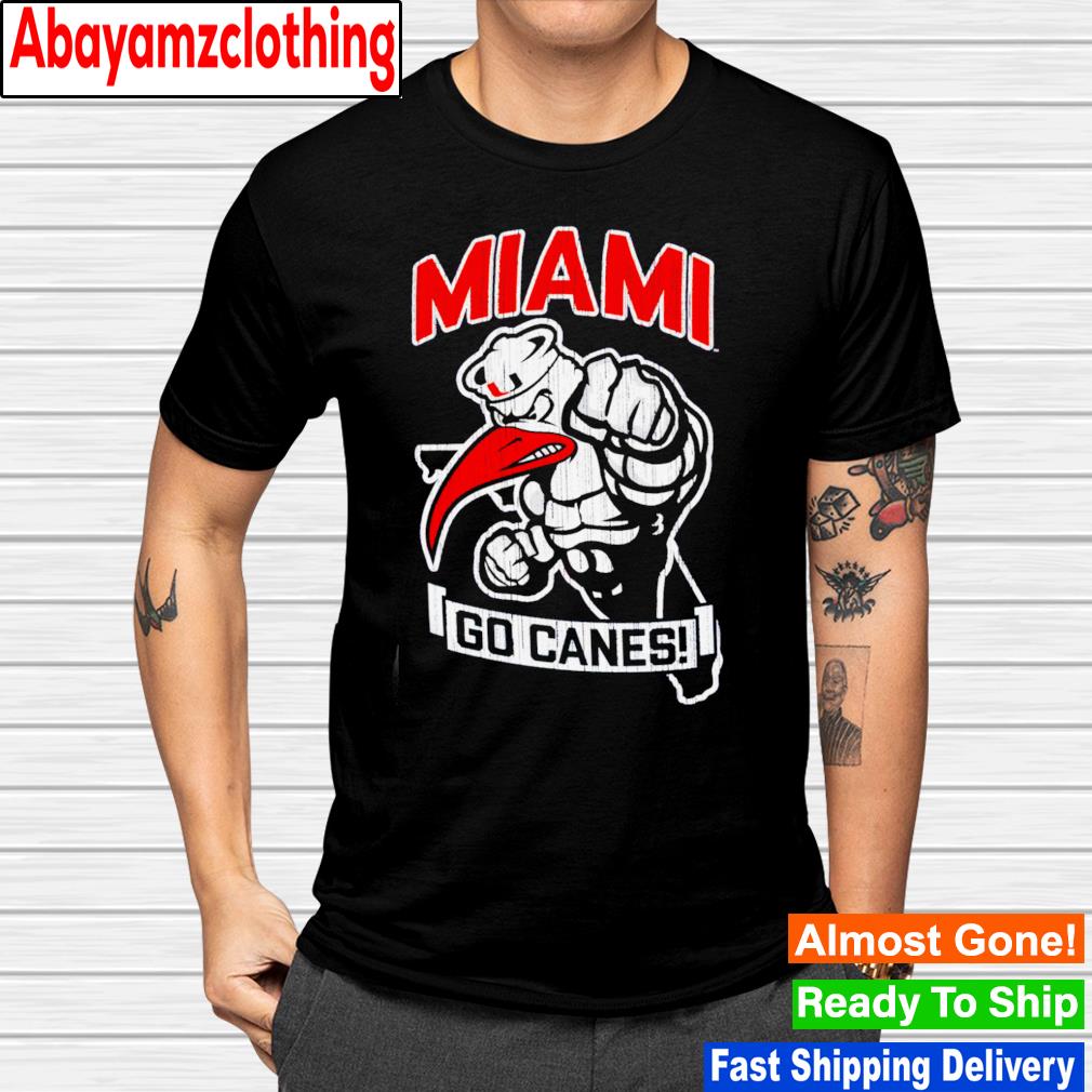 Miami Hurricanes Go Canes Champion Strong Mascot shirt