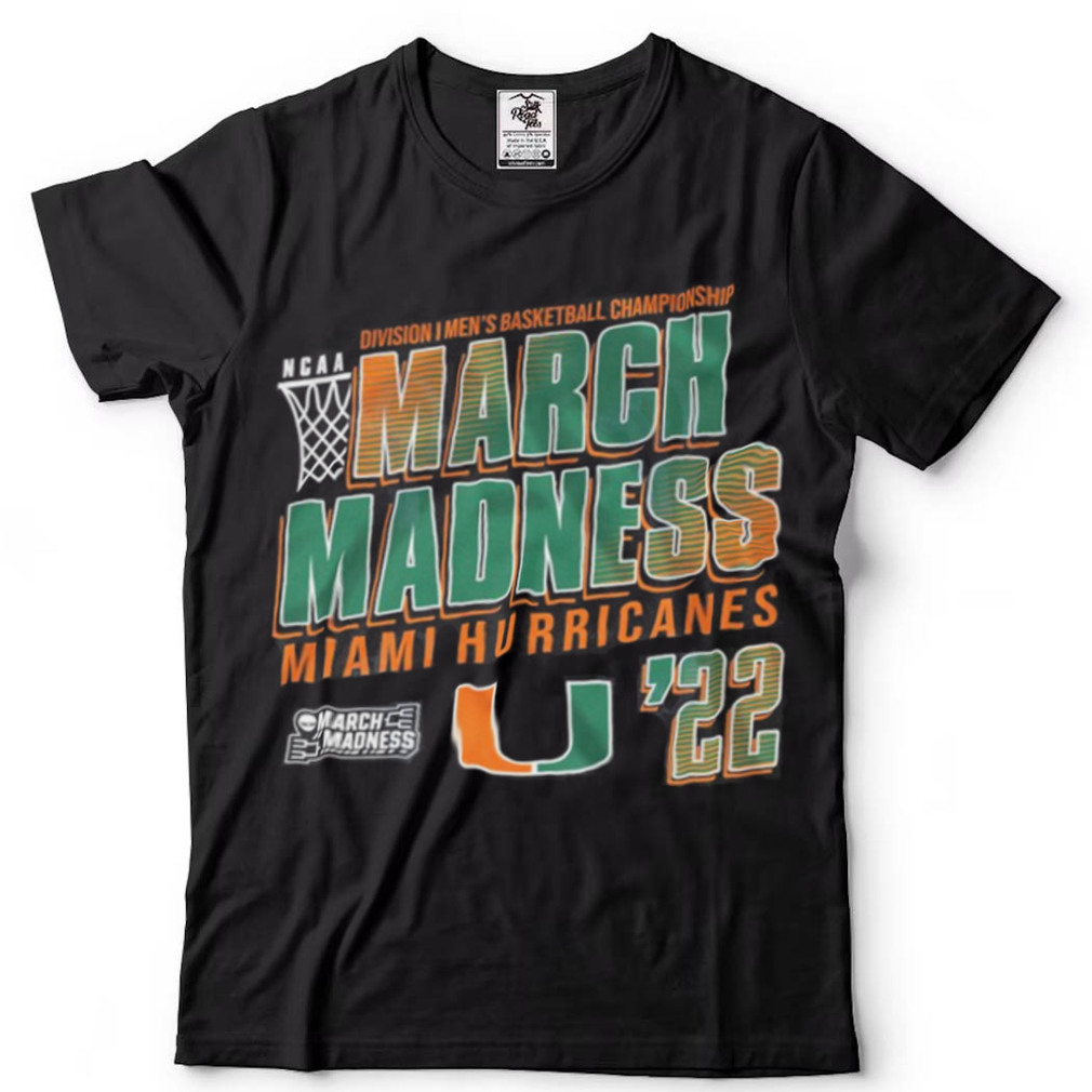 Miami Hurricanes NCAA Men’s Basketball March Madness Graphic Unisex T T shirt