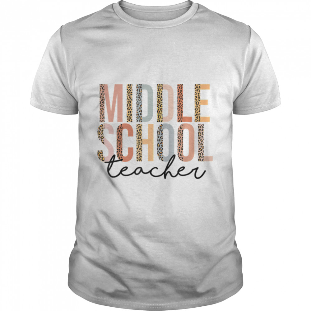 Middle School Teacher 100 Days of School – Back To School T-Shirt B0B1CZHX6Y