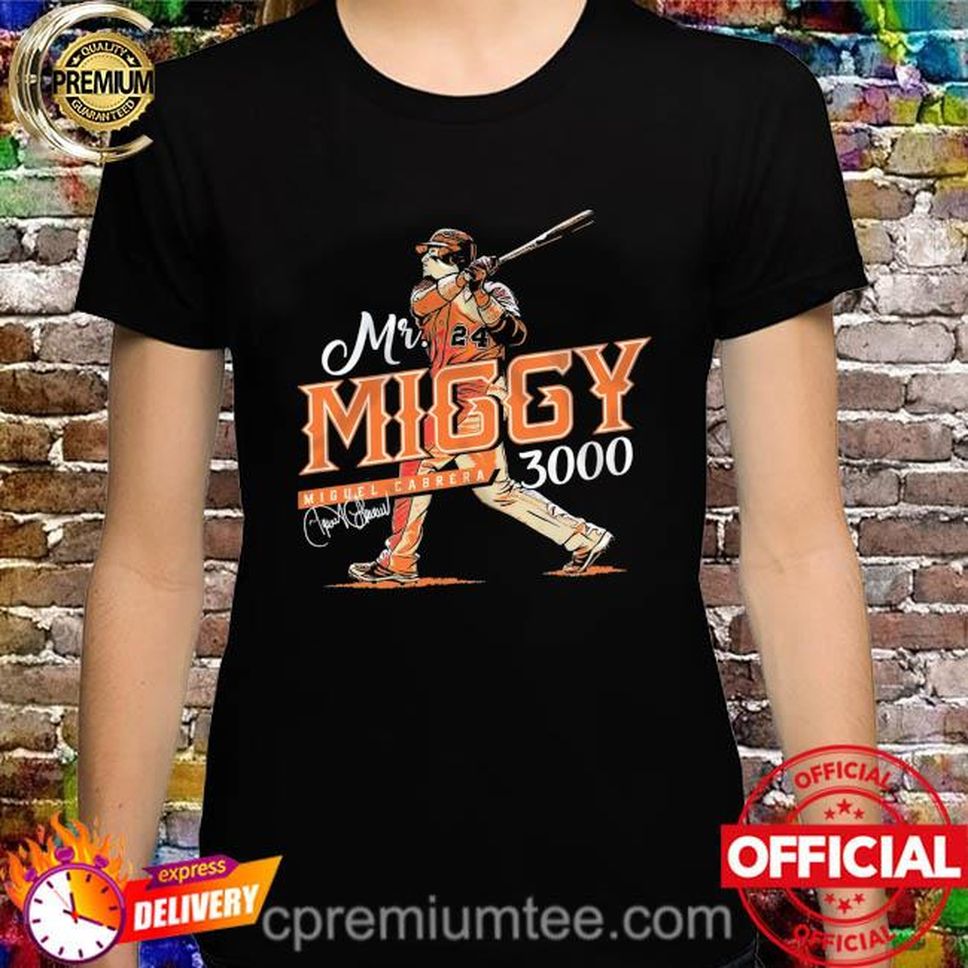 Miguel Cabrera Detroit Tigers Mr 3000 Graphic Shirt