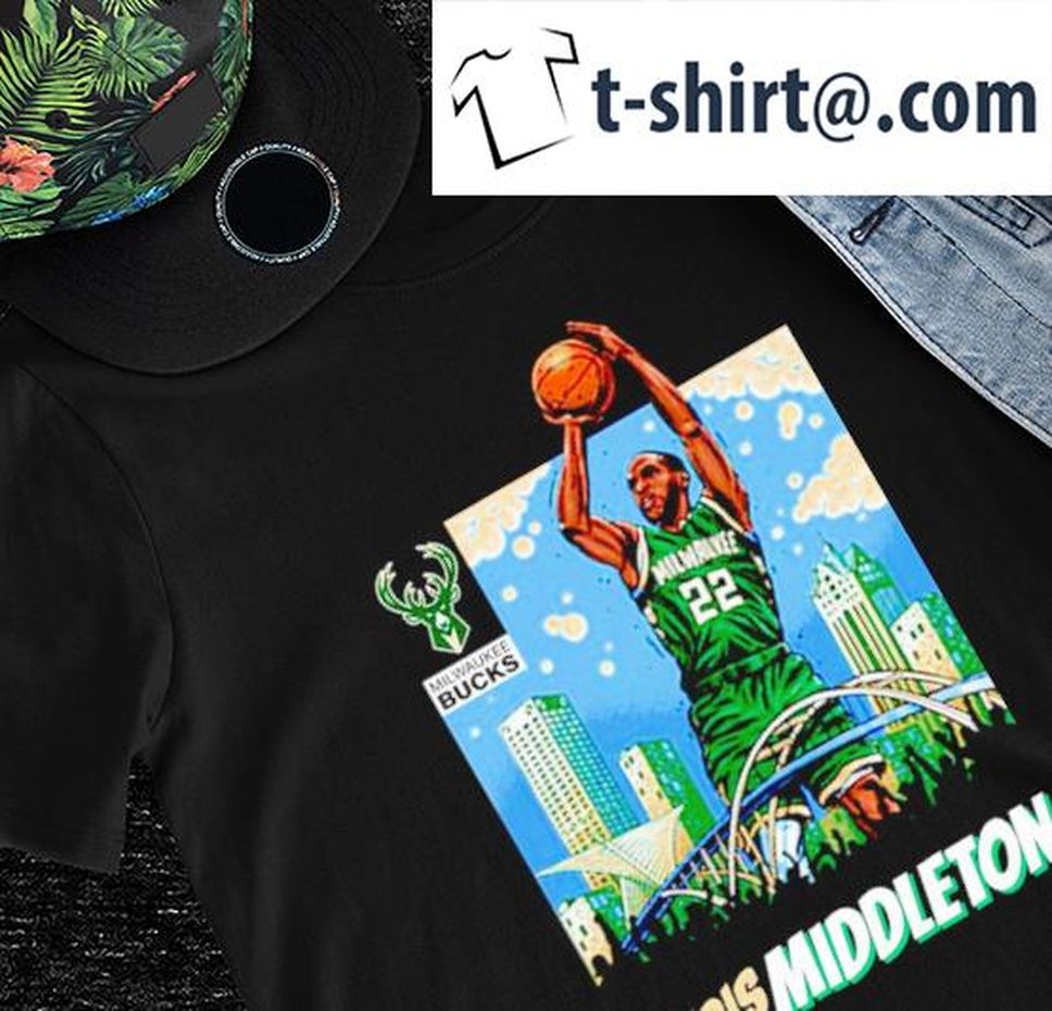Milwaukee Bucks Khris Middleton City Picture Shirt