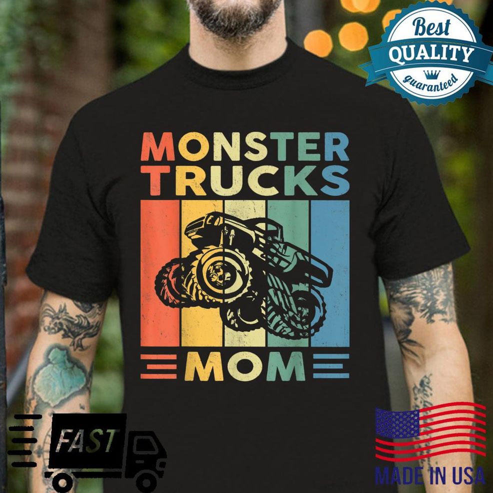 Monster Truck Mom Retro Vintage Monster Truck Shirt Shirt