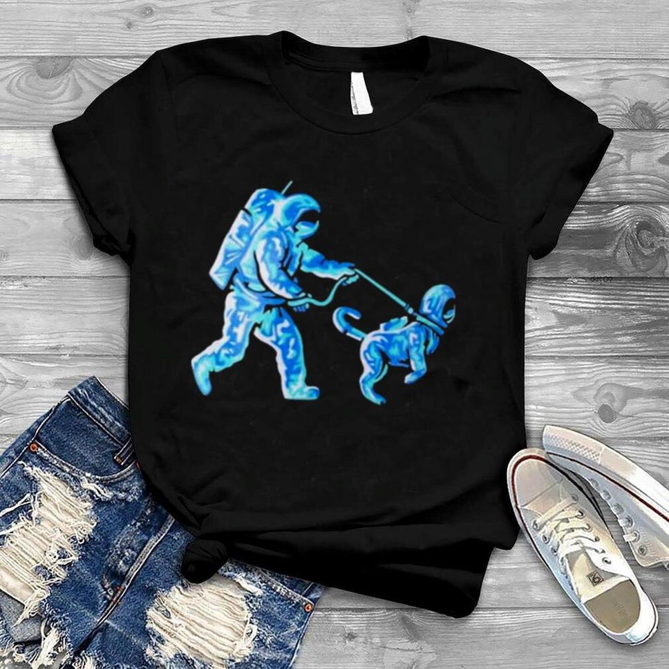 Moon Man Dog Walk Neon Shirt