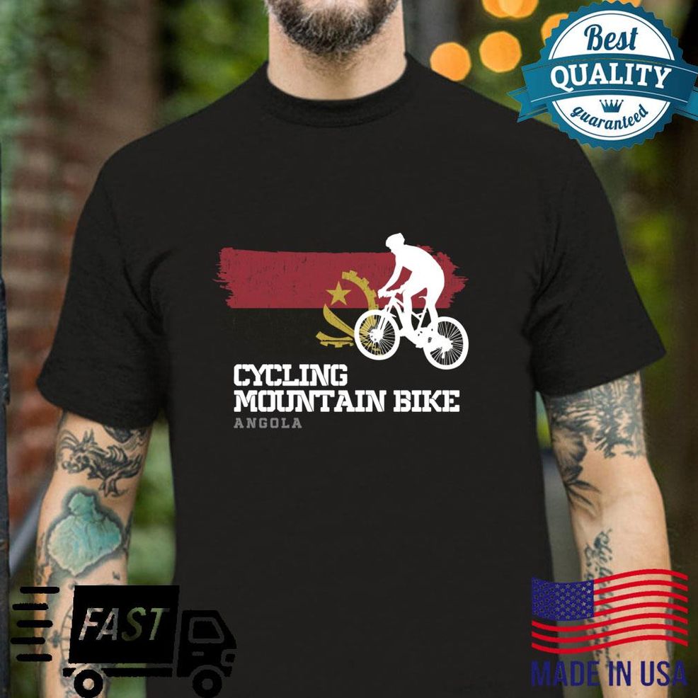 Mountain Bike Angola MTB Downhill Biker Biking Cycling Shirt