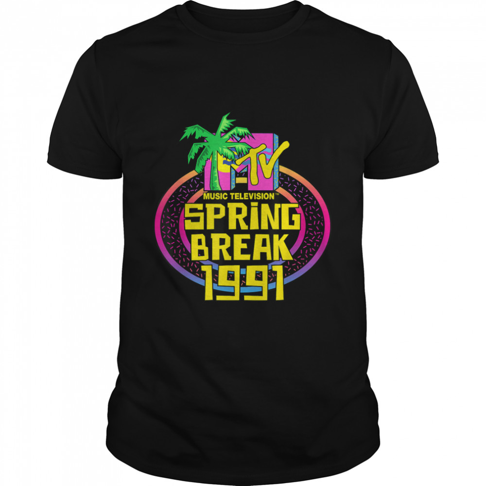 MTV Spring Break 1991 Classic Logo T-Shirt
