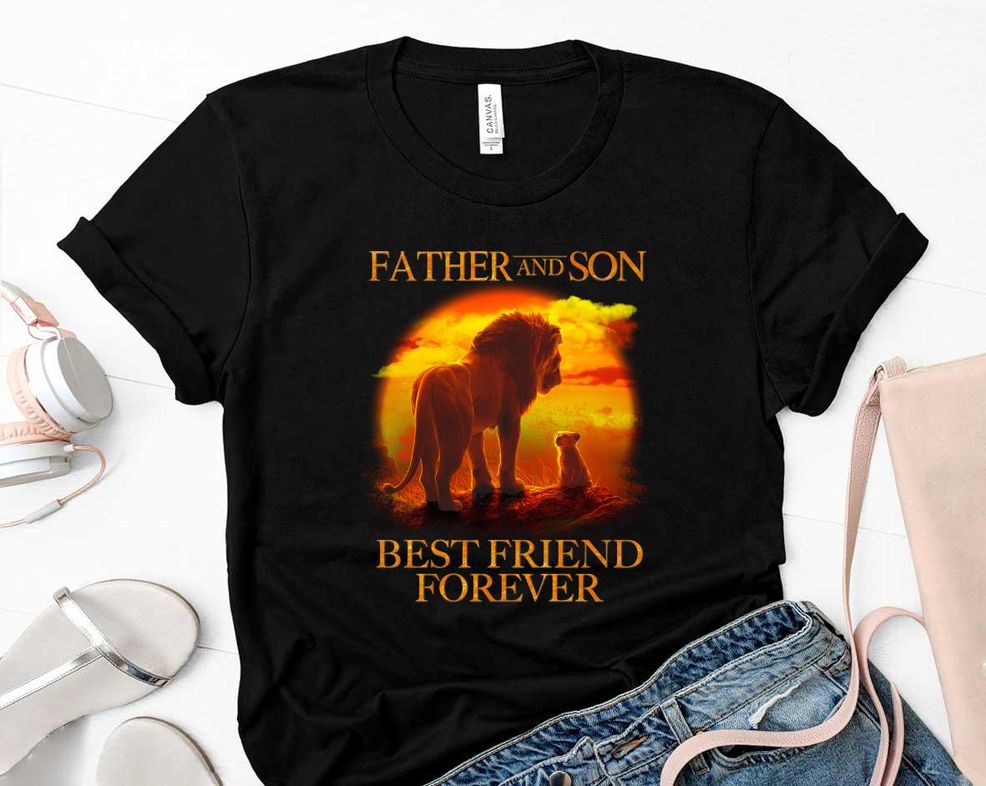 Mufasa And Simba Father And Son Best Friend Forever Shirt