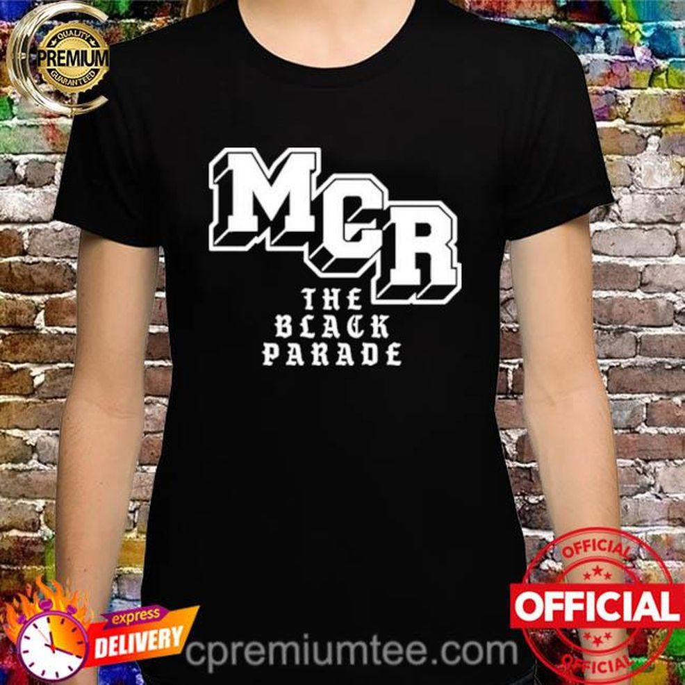 My Chemical Romance Block Parade Text MCR The Black Parade Shirt