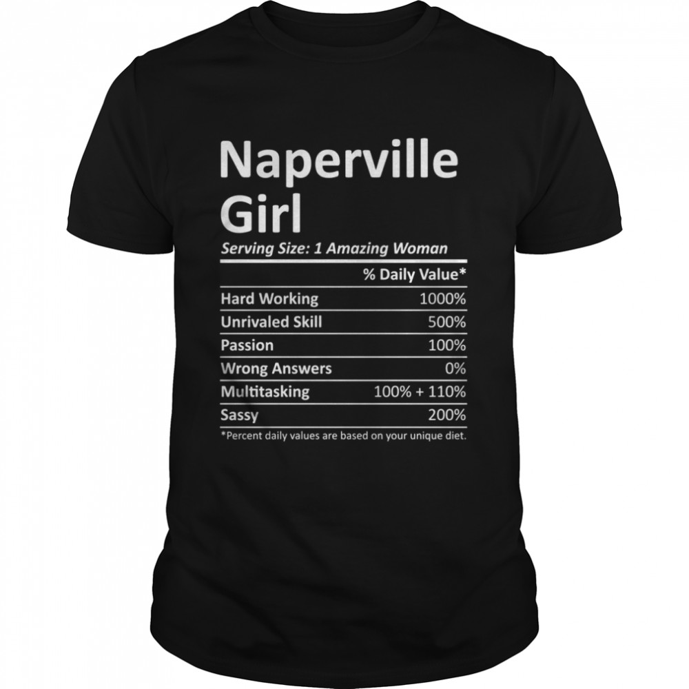 NAPERVILLE GIRL IL ILLINOIS City Home Roots USA Shirt