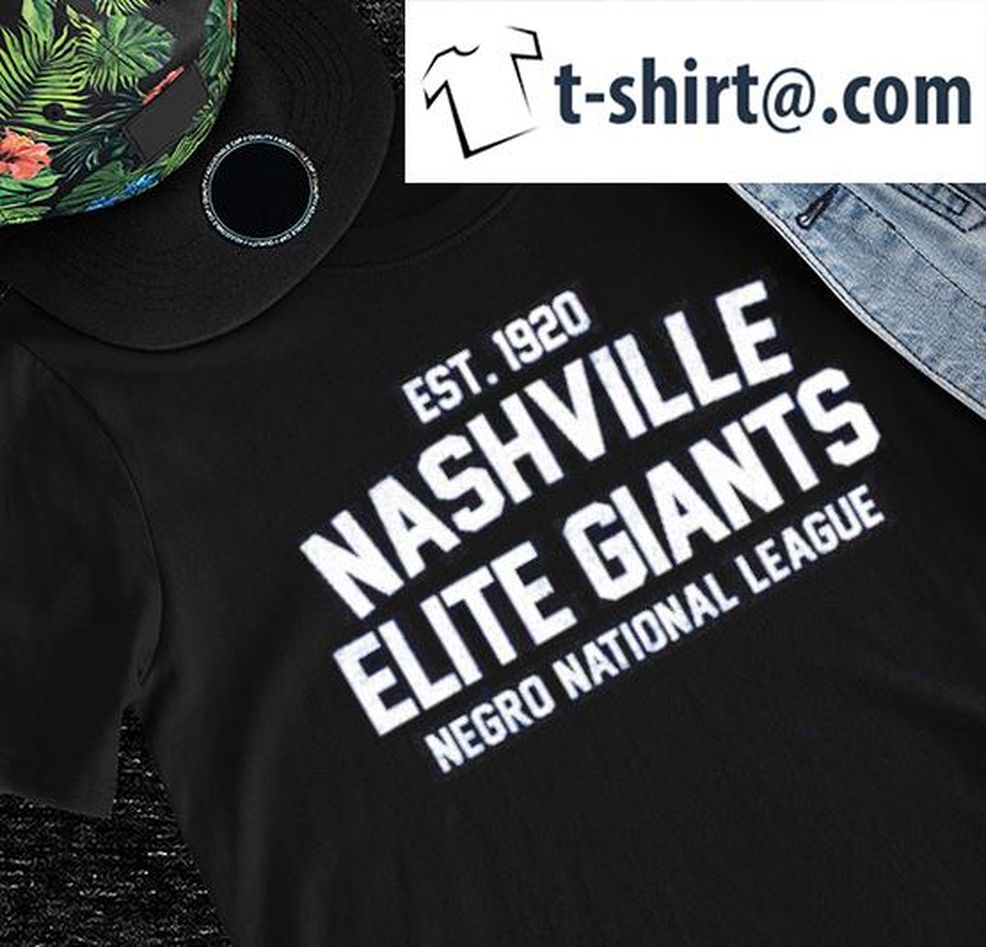 Nashville Elite Giants Negro National League Est 1920 Shirt