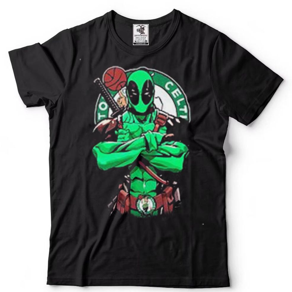 NBA Boston Celtics Deadpool Dc Marvel T Shirt