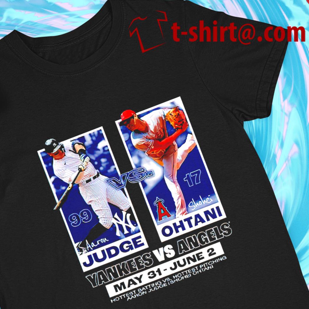 New York Yankees Aaron Judge Vs Los Angeles Angels Shohei Ohtani 2022 T-shirt
