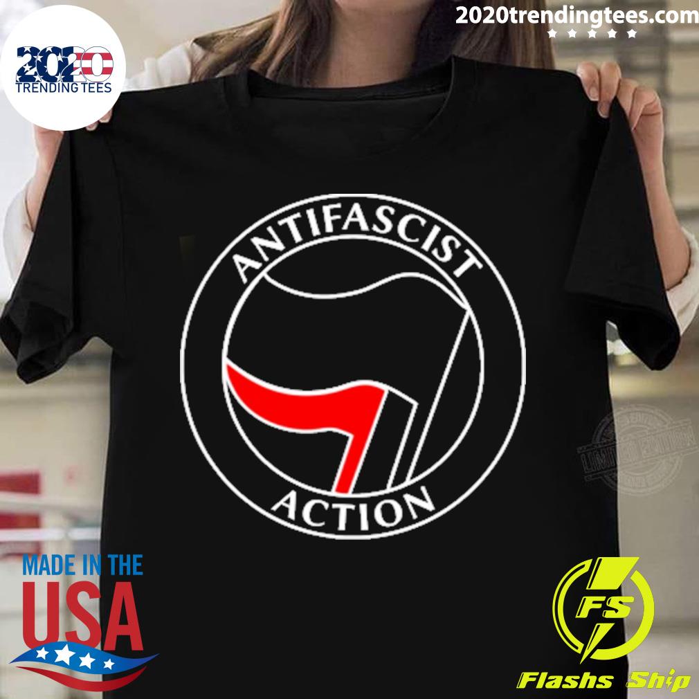 Nice antifascist Action T-shirt