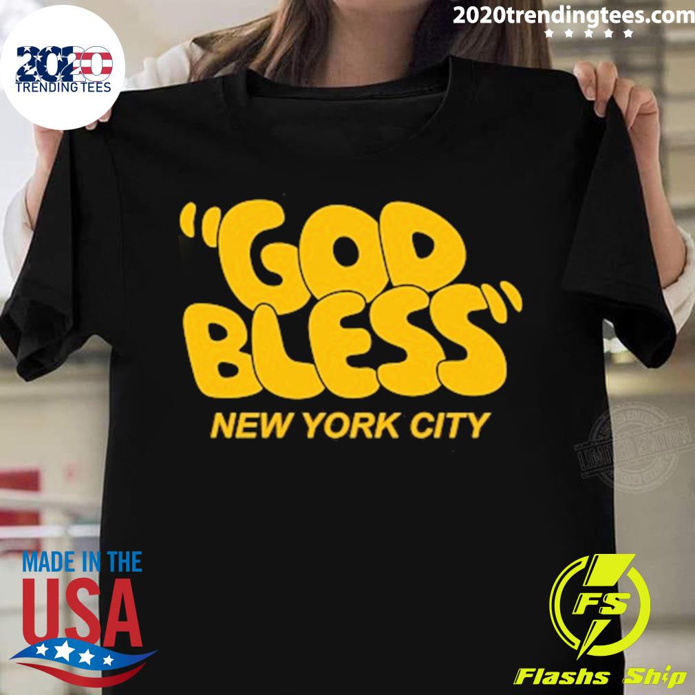 Nice god Bless New York City T-shirt