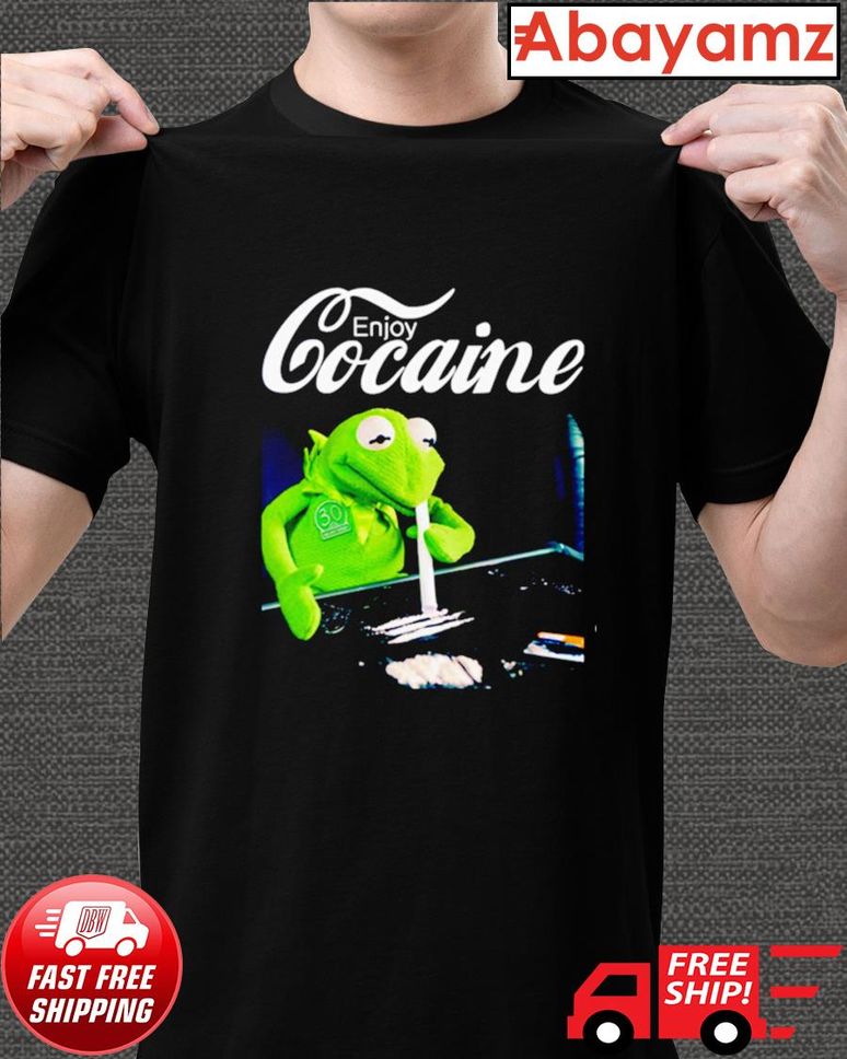 Night Out Cocaine Kermit The Frog Parody Shirt
