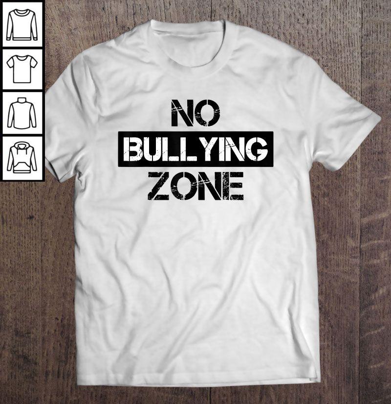 No Bullying Zone White TShirt
