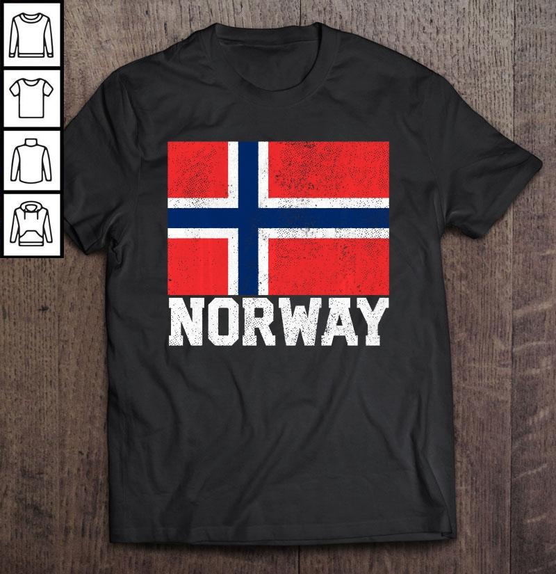 Norway Norwegian Flag National Pride Roots Country Nation Pullover TShirt