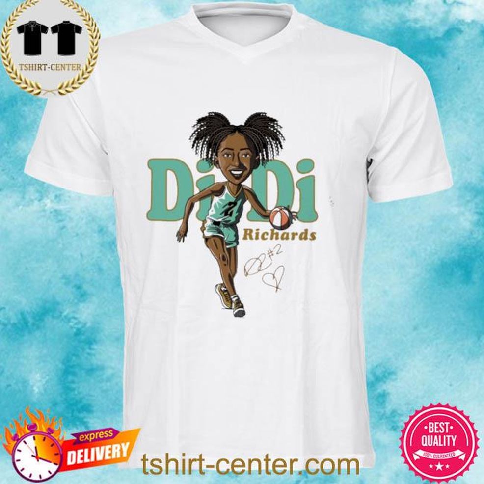 Official Didi Richards Cartoon Signature Shirt