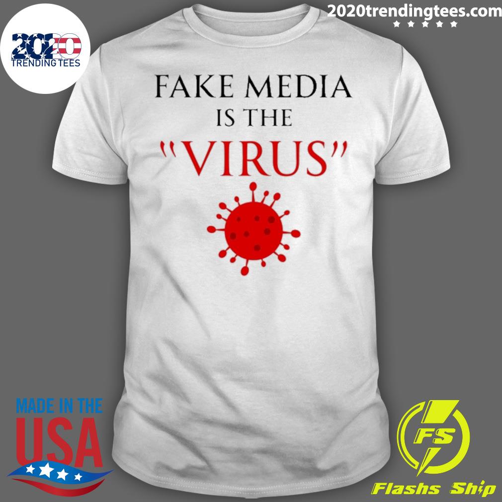 Official fake Media Is The Virus T-shirt