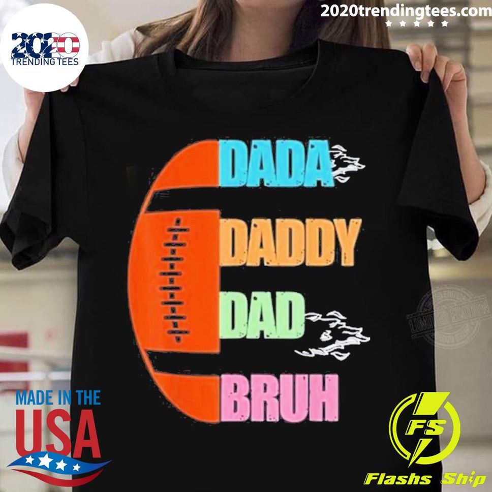 Official Football Dada Dad Daddy Bruh Father's Day 2022 T Shirt