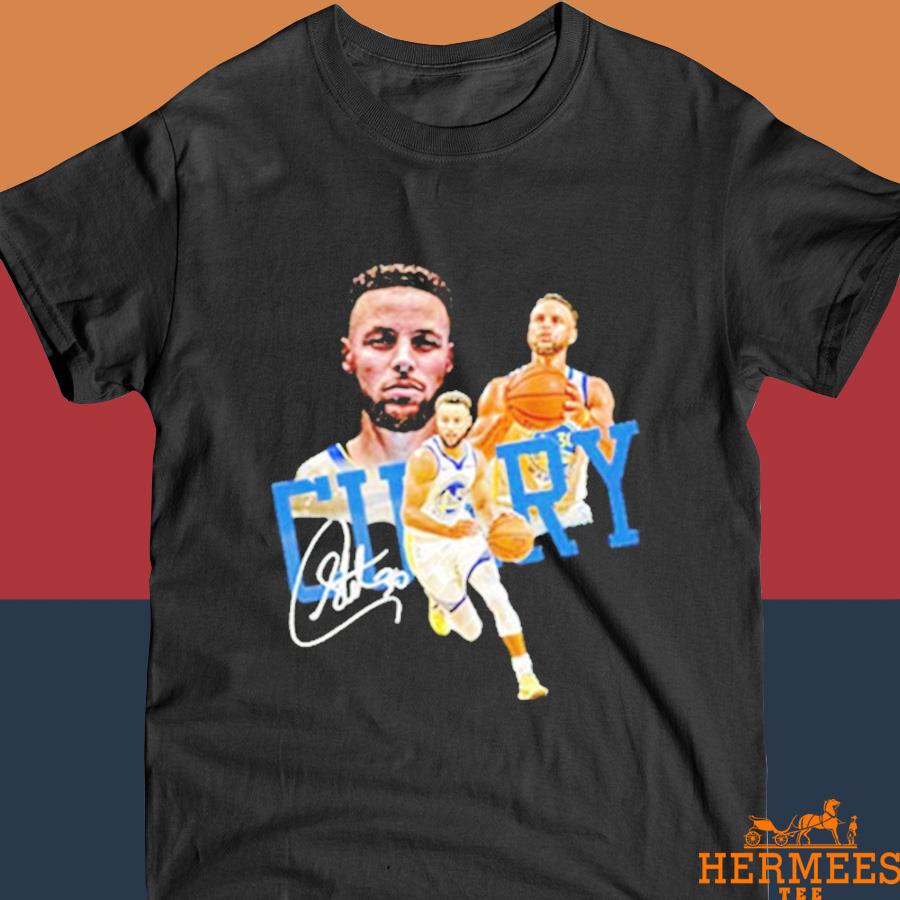 Official Golden State Warriors Steph Curry Basketball Signature Shirt