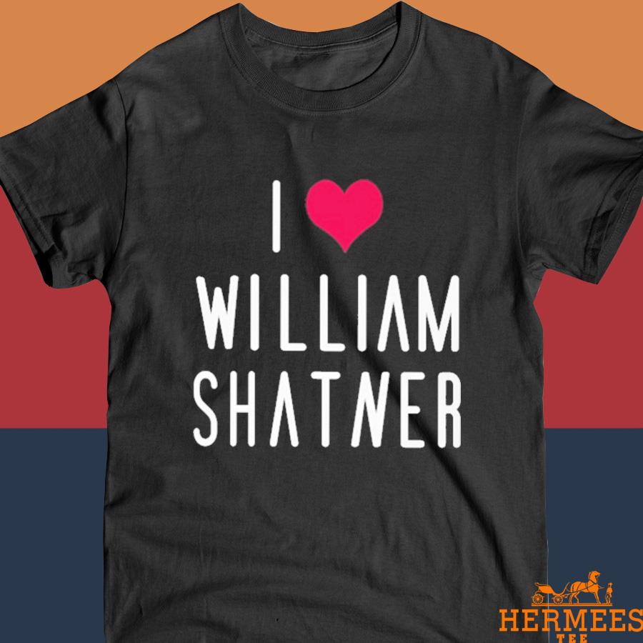 Official I Love William Shatner Shirt