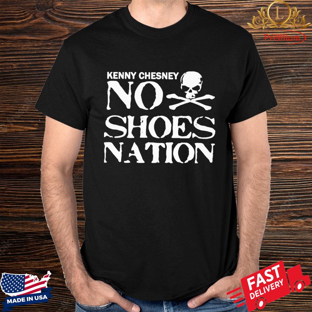 Official Kenny Chesney Merch No Shoes Nation Shirt