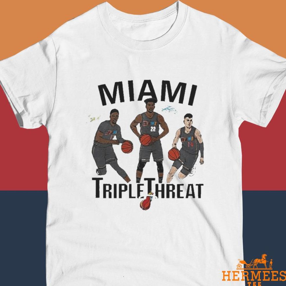 Official Nba Miami Heat Triple Threat Shirt