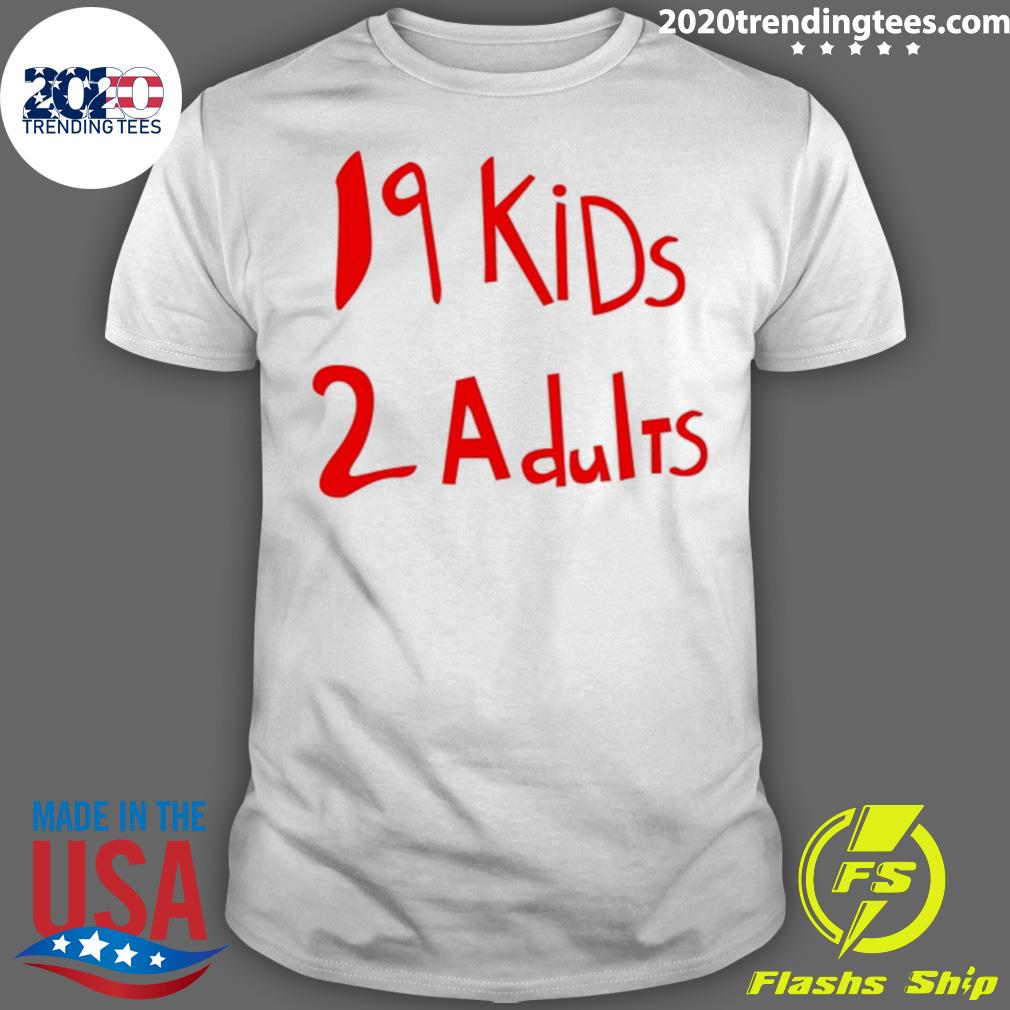 Official nineteen Kids Two Adults T-shirt
