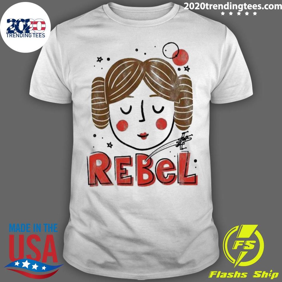 Official Princess Leia Rebel Star Wars Shirt